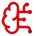 Brain circuit icon