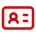 ID card icon
