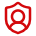 Shield user icon